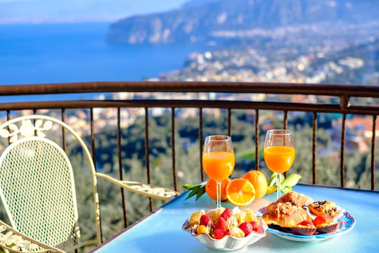 Villa Caruso Private Heated Pool & Sea View Sorrento Exterior photo
