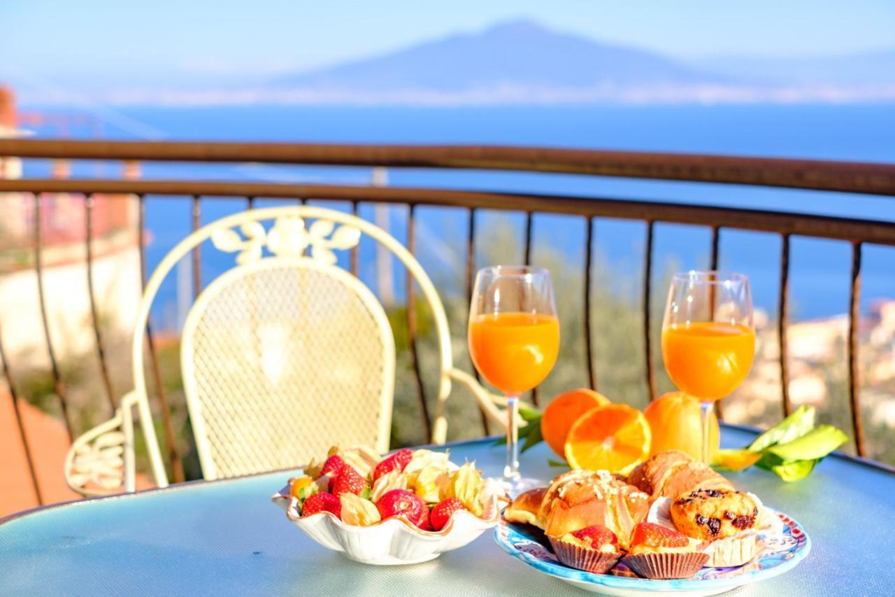 Villa Caruso Private Heated Pool & Sea View Sorrento Exterior photo